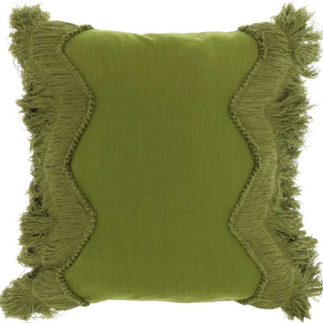 Unique Living kussen fajah 45x45cm olive green 2070438 large