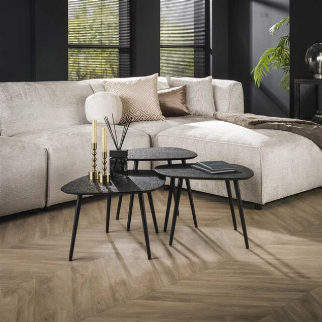 Hoyz Hoyz salontafel metallic - set van 3 2596121 large