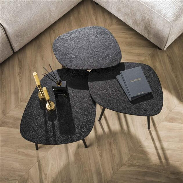 Hoyz Hoyz salontafel metallic - set van 3 2596121 large
