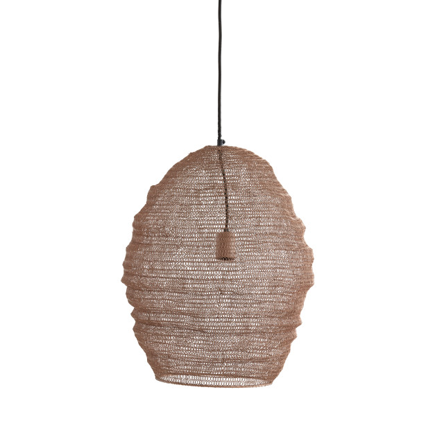 Light & Living hanglamp Ø45x60 cm nikki gaas taupe 2882841 large