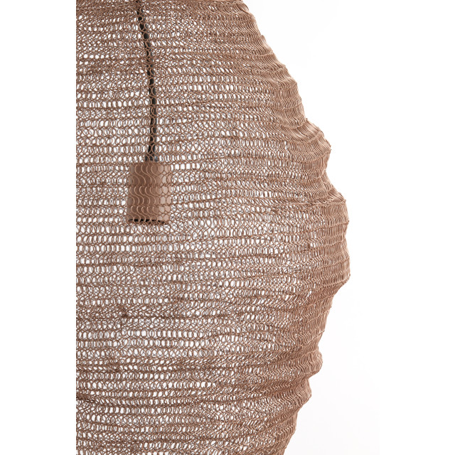 Light & Living hanglamp Ø45x60 cm nikki gaas taupe 2882841 large