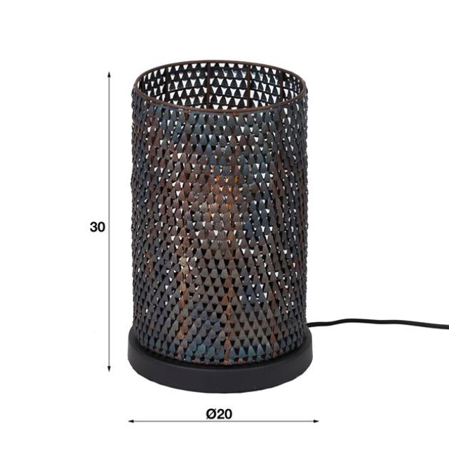 Hoyz Hoyz tafellamp armor tube grijs industrieel 2061399 large