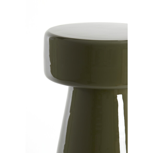 Light & Living bijzettafel Ø29x47 cm dakwa glanzend donker olijf 2882981 large