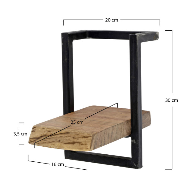 Hoyz Hoyz wandplank edge 20cm acaciahout - 2061211 large