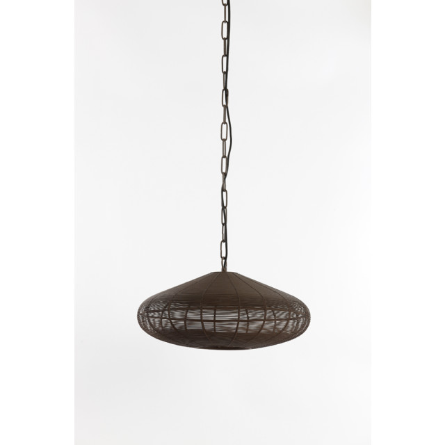 Light & Living hanglamp Ø60x23 cm bahoto mat donker 2883484 large