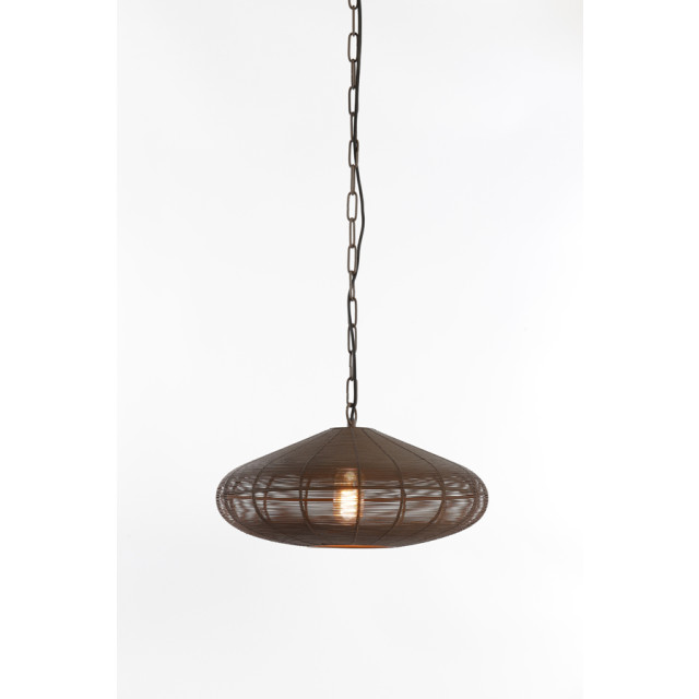 Light & Living hanglamp Ø60x23 cm bahoto mat donker 2883484 large