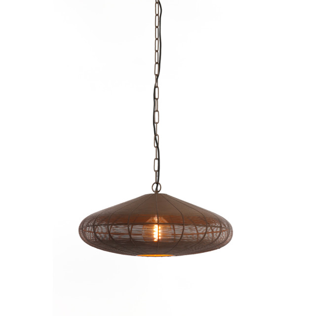 Light & Living hanglamp Ø40x18 cm bahoto mat donker 2883480 large