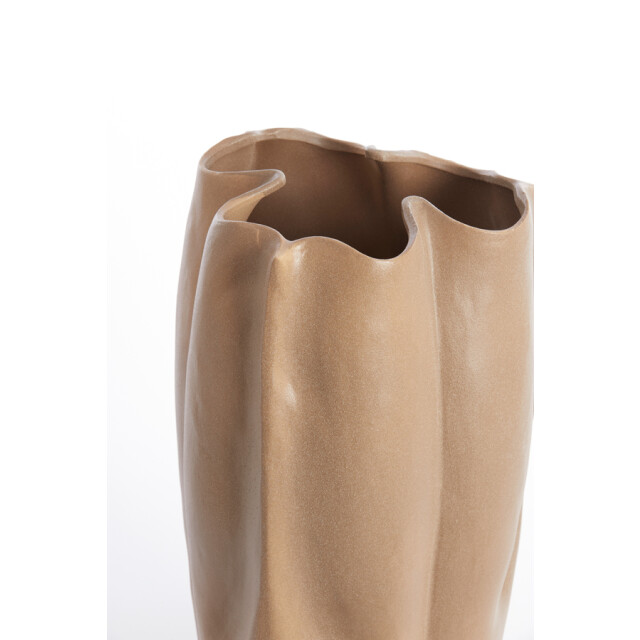 Light & Living vaas deco 28x27,5x56 cm sanguli keramiek bruin 2883345 large