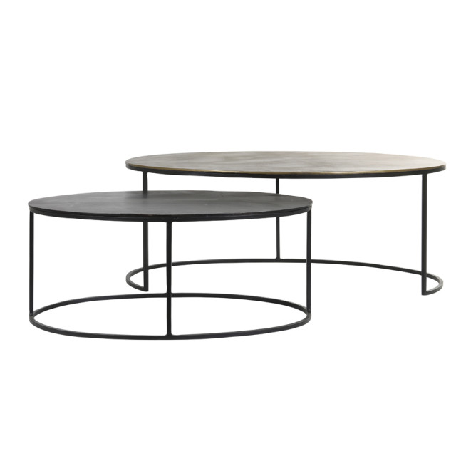 Light & Living salontafel paxson set van 2 103x60x40cm - 2394281 large