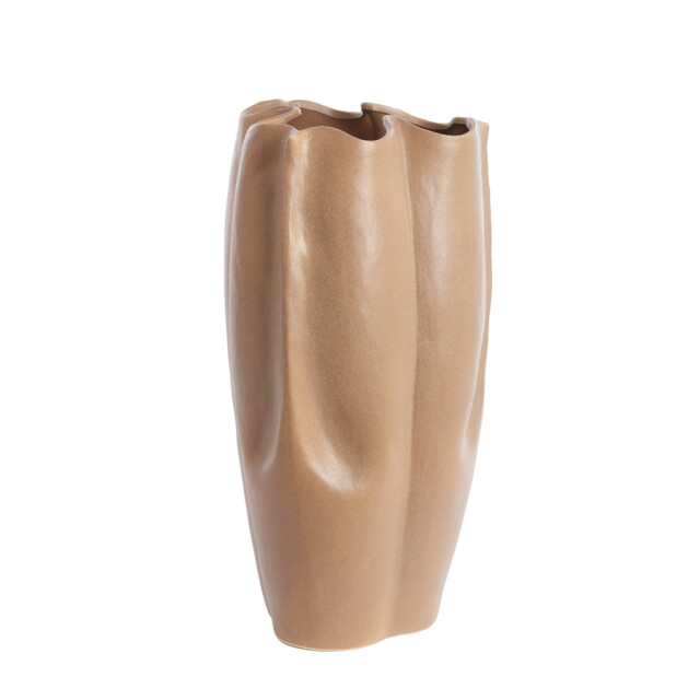 Light & Living vaas deco 28x27,5x56 cm sanguli keramiek bruin 2883345 large