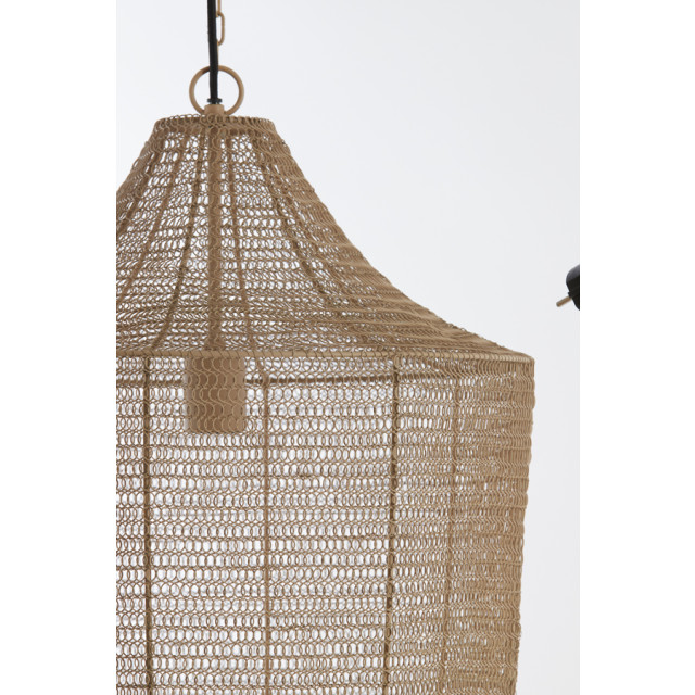 Light & Living hanglamp Ø43x65 cm sharika mat beige 2883253 large