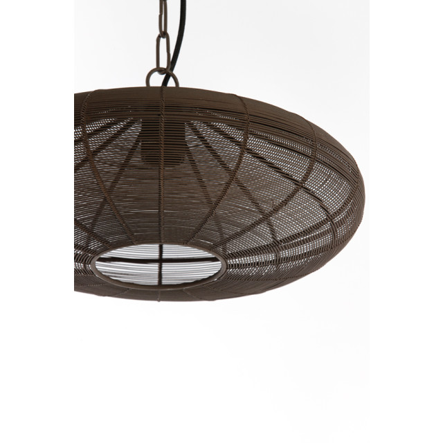 Light & Living hanglamp Ø40x18 cm bahoto mat donker 2883480 large