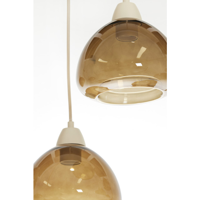 Light & Living hanglamp 10l 120x19x14 cm bisho glas +zand 2883626 large