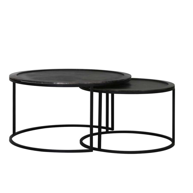 Light & Living salontafel talca set van 2 78x78x42cm - 2394260 large