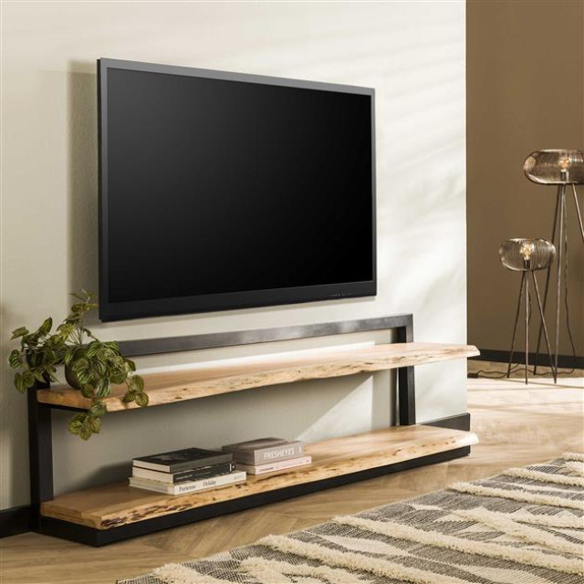 Hoyz Hoyz tv-meubel edge massief acacia naturel 2155997 large