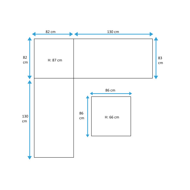 SenS-Line dublin loungeset 2-delig / grijs 2069631 large