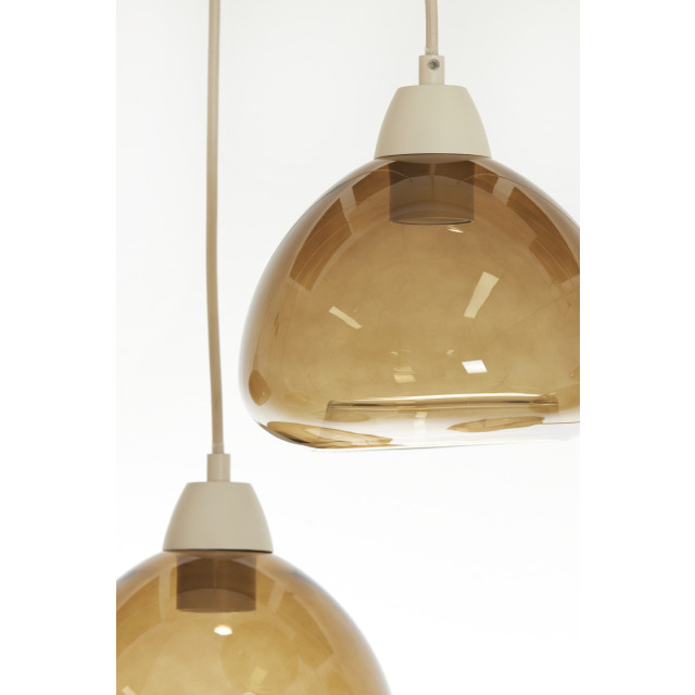 Light & Living hanglamp 5l 104x19x14 cm bisho glas +zand 2883623 large