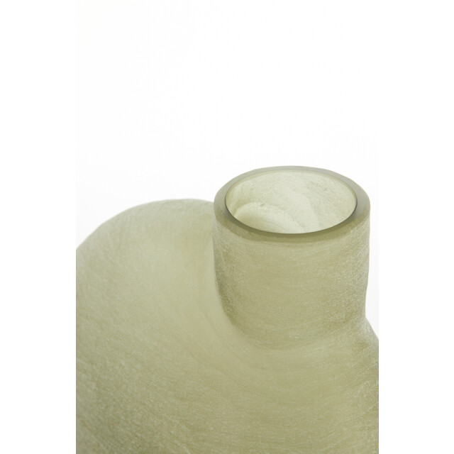Light & Living vaas 25x13x27,5 cm torna glas olijf 2883149 large