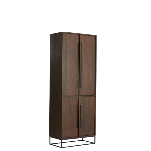 Light & Living kast 75x40x200 cm lilian hout donker 2882936 large