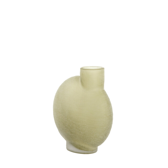 Light & Living vaas 25x13x27,5 cm torna glas olijf 2883149 large