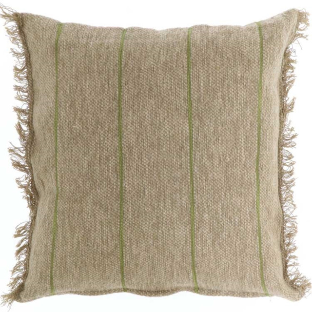 Unique Living kussen pluto 45x45cm olive green 2070658 large