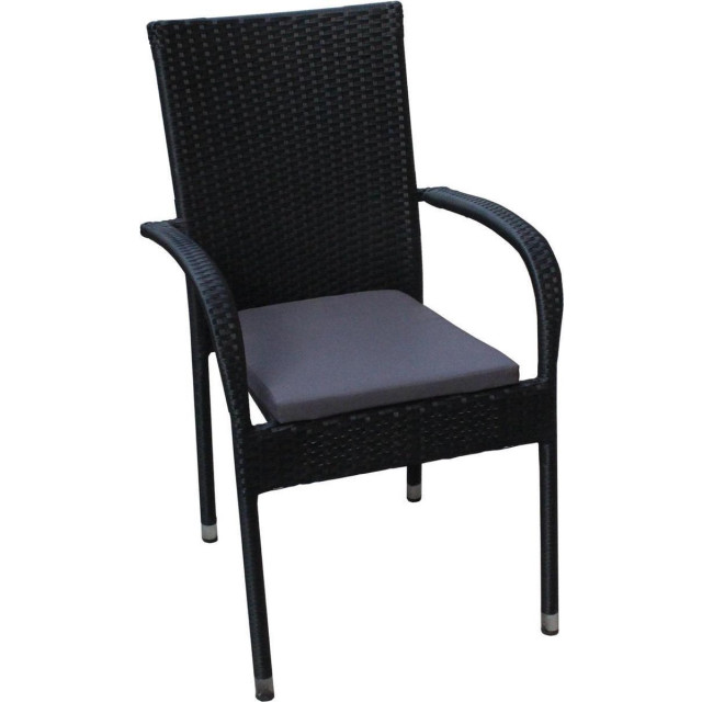 SenS-Line rhodos stapelstoel wicker - 2 stuks 2069698 large