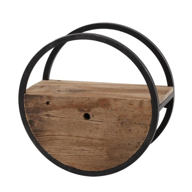 Hoyz Hoyz wandschap circular Ø50 met lade hout - 2061177 large