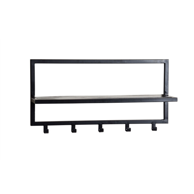 Brix kapstok bono black mangohout / gecoat staal 2637828 large