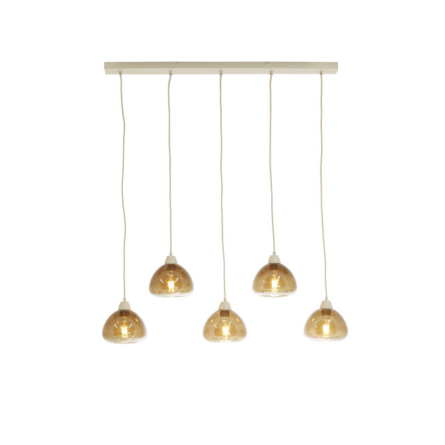 Light & Living hanglamp 5l 104x19x14 cm bisho glas +zand 2883623 large