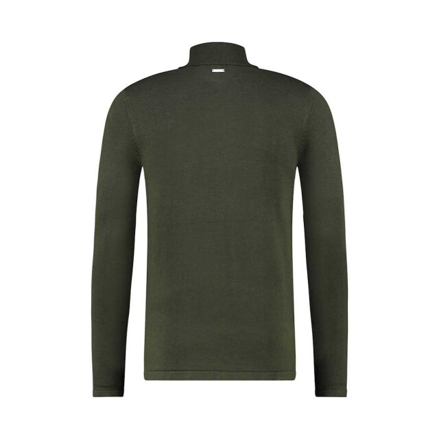 Purewhite Trui turtleneck pw groen 10807 large
