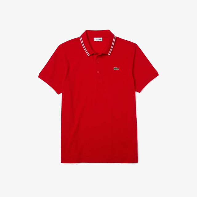 Lacoste Polo men white rood YH1482 large