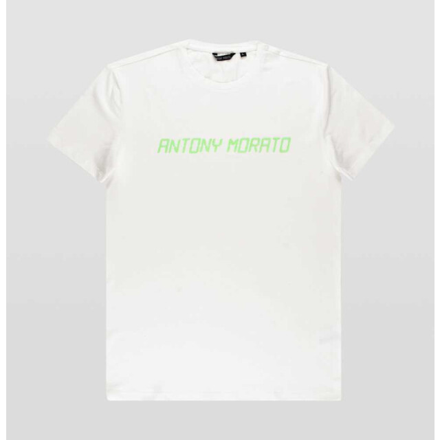 Antony Morato Polo 21 shirt 3d logo cream MMKS02019 FA120001 large