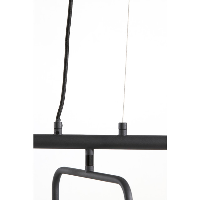 Light & Living hanglamp 6l 160x50x25 cm edisa velvet donker +mat zwart 2883135 large