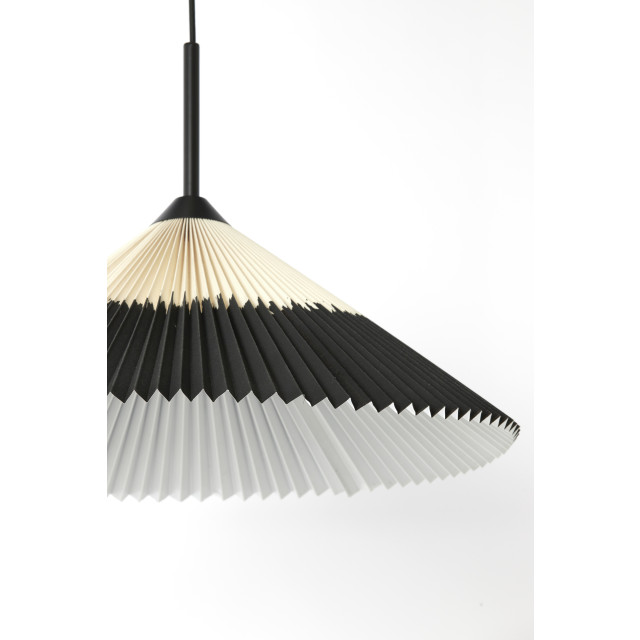 Light & Living hanglamp Ø60x23 cm pleated +naturel 2883322 large