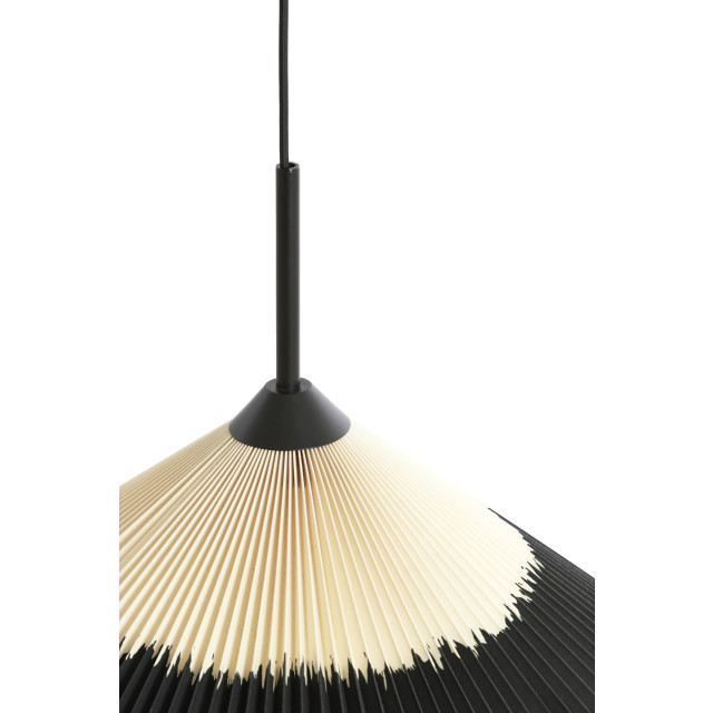 Light & Living hanglamp Ø60x23 cm pleated +naturel 2883322 large