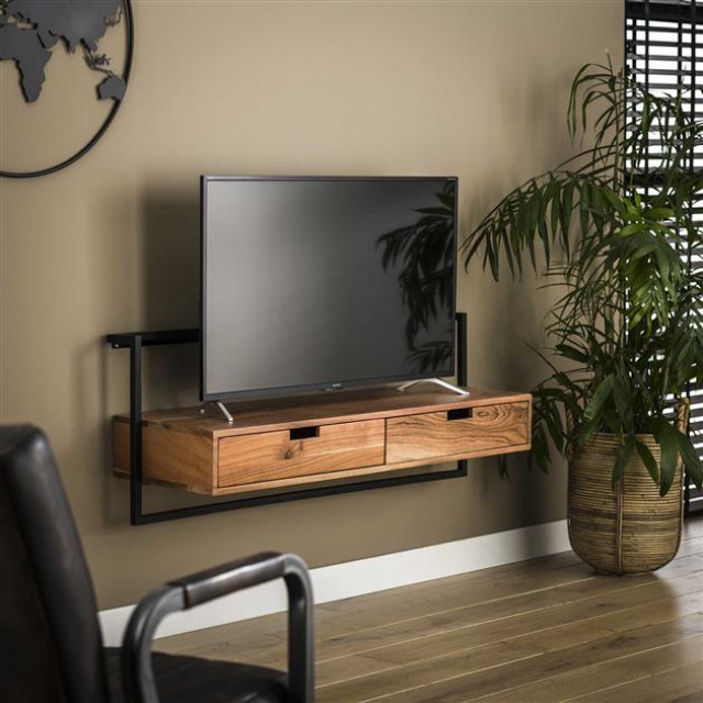 Hoyz Hoyz tv-meubel air solid 120cm en zwart hout 2061536 large