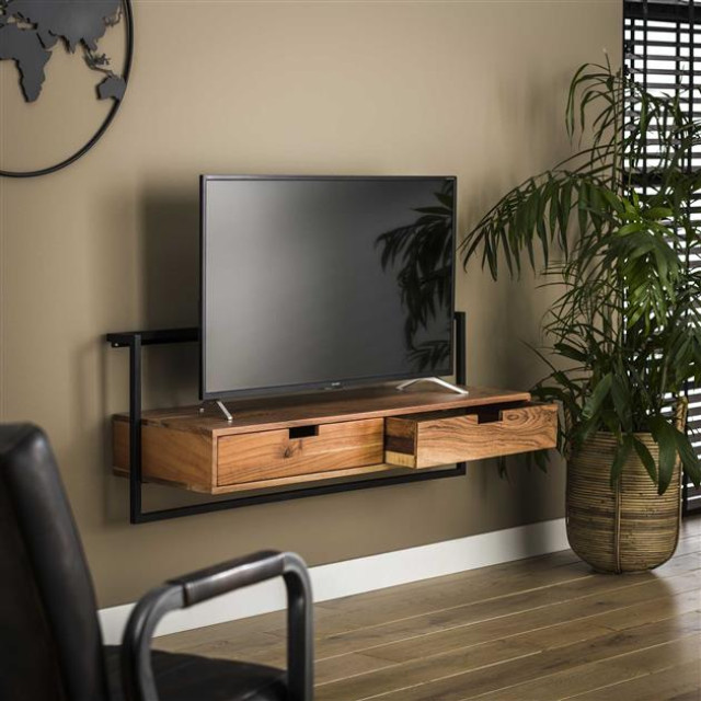 Hoyz Hoyz tv-meubel air solid 120cm en zwart hout 2061536 large