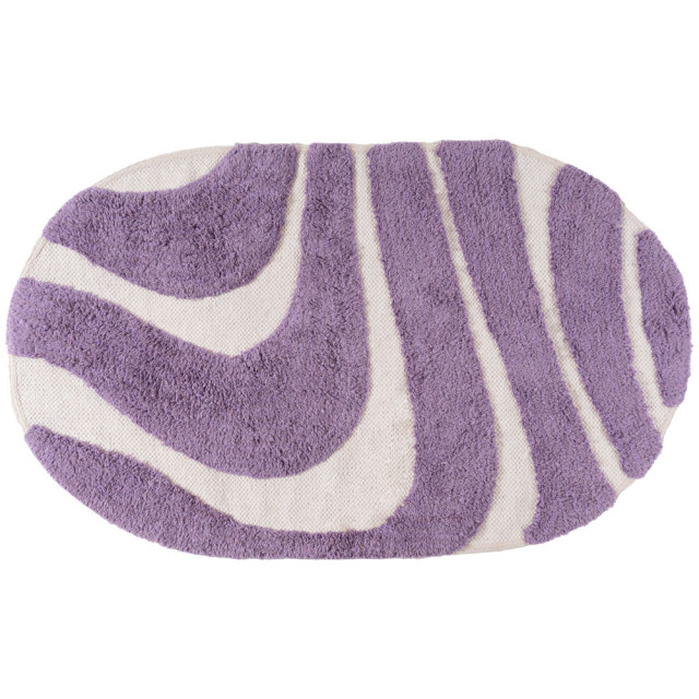 Veer Carpets Badmat beau purple ovaal 50 x 80 cm 2814755 large