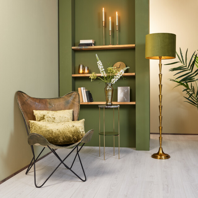 Light & Living lampenkap velours Ø40x30cm - 2655595 large