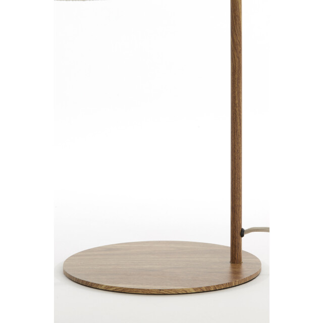 Light & Living tafellamp 26x20x59,5 cm donio hout print naturel+touw crème 2883718 large
