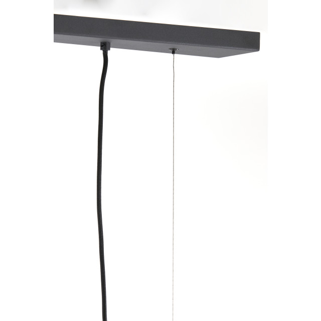 Light & Living hanglamp 6l 160x50x25 cm edisa velvet donker +mat zwart 2883135 large