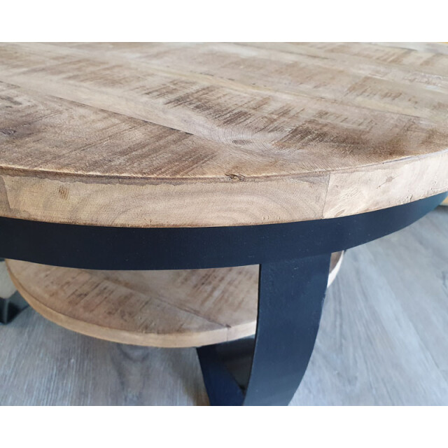 Brix salontafel mark 65x65x33 mangohout 2058774 large