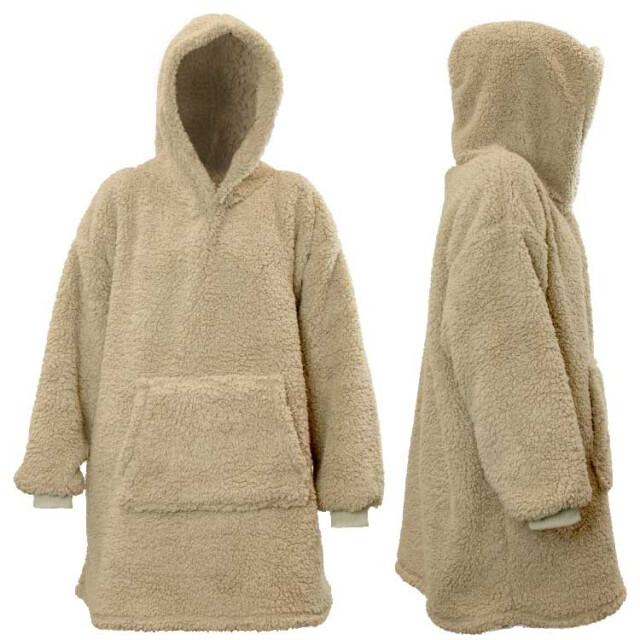 Unique Living hoodie teddy 70x50cm chateau grey 2762924 large