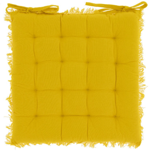 Unique Living kussen blanes 40x40cm funky yellow 2763233 large