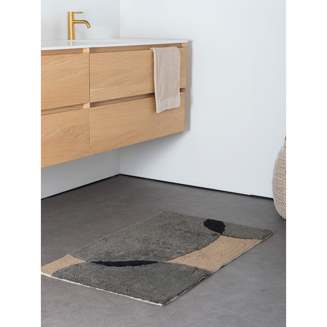 Veer Carpets Badmat bink grey 60 x 100 cm 2648832 large