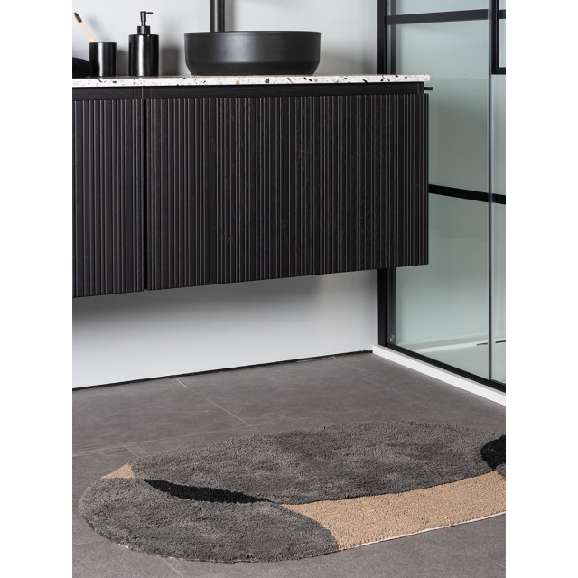 Veer Carpets Badmat bink grey ovaal 60 x 100 cm 2648834 large