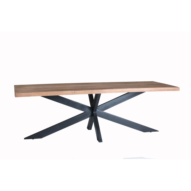Brix eetkamertafel sturdy spider 200 cm mangohout - 2058407 large