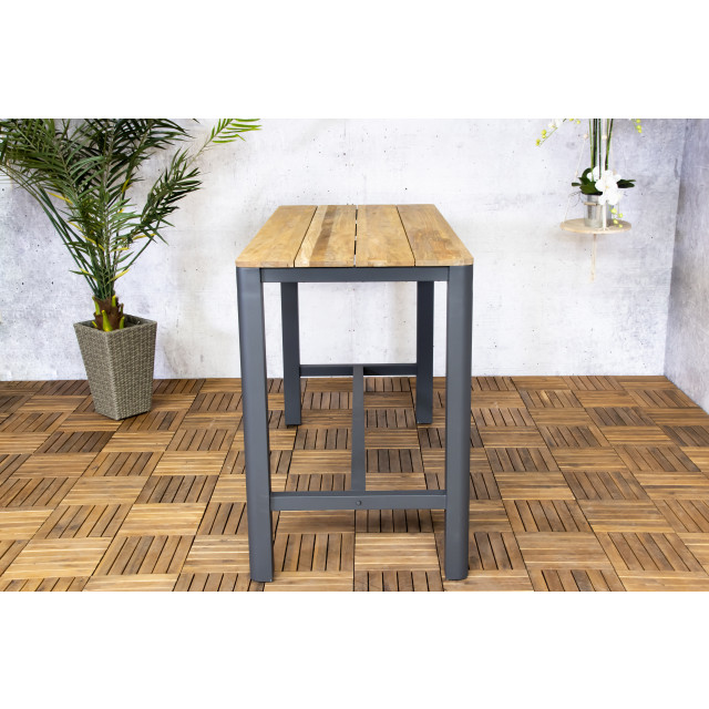 SenS-Line chicago tuin bartafel aluminium en teak 170x75x111cm 2849367 large