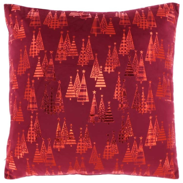 Unique Living kussen olga 45x45cm red 2069986 large