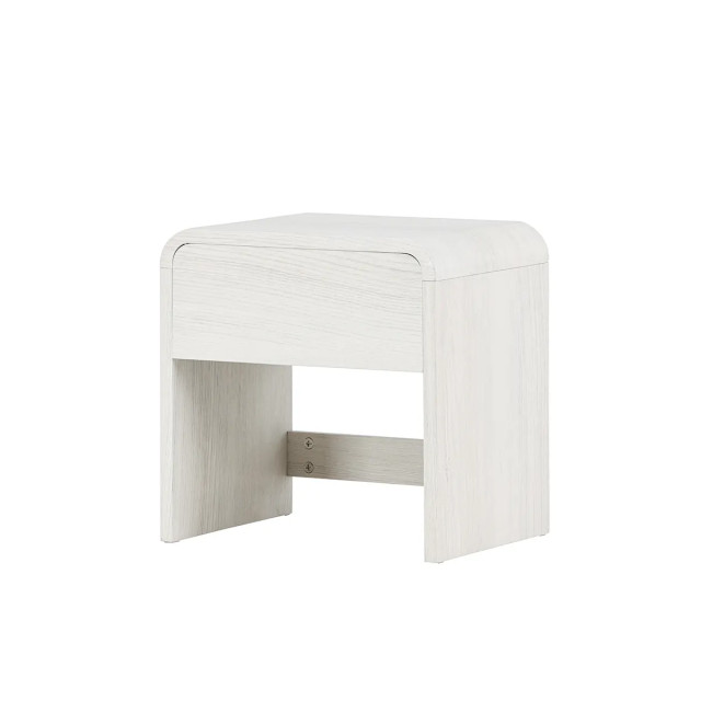 Nest living Carst houten nachtkastje whitewash 40 x 30 cm 2779419 large